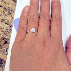 Claire’s Silver Toned Ring with fancy stone.. “3 for $20”